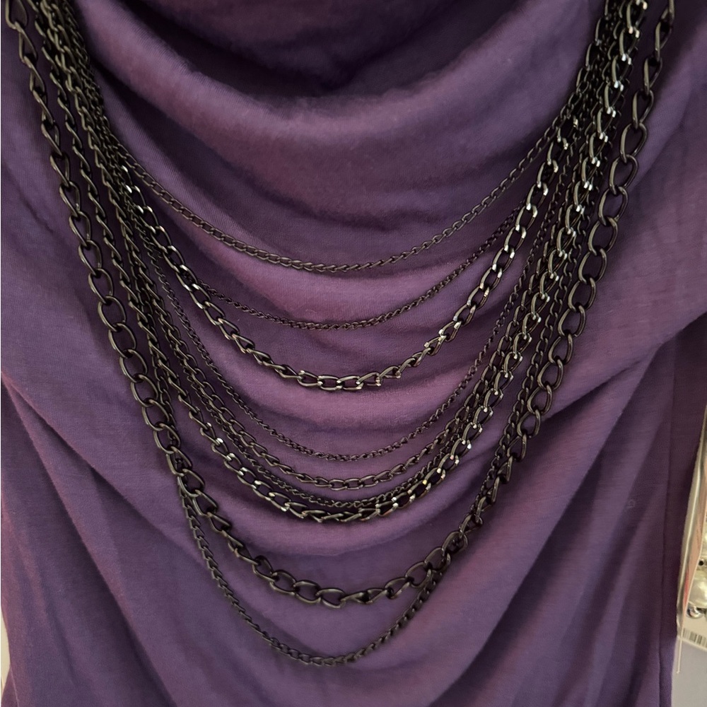 Purple Drape Top